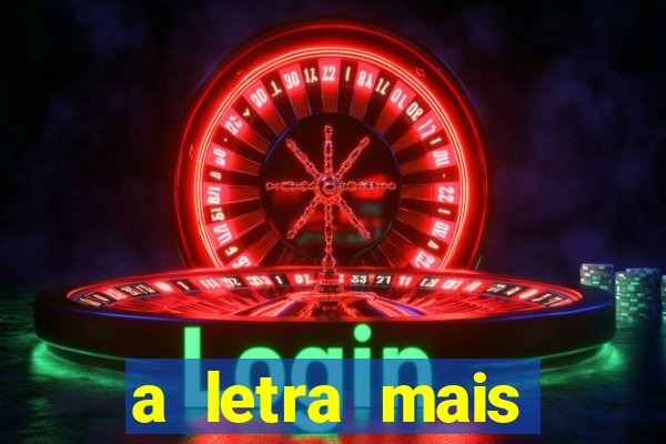 a letra mais bonita do mundo